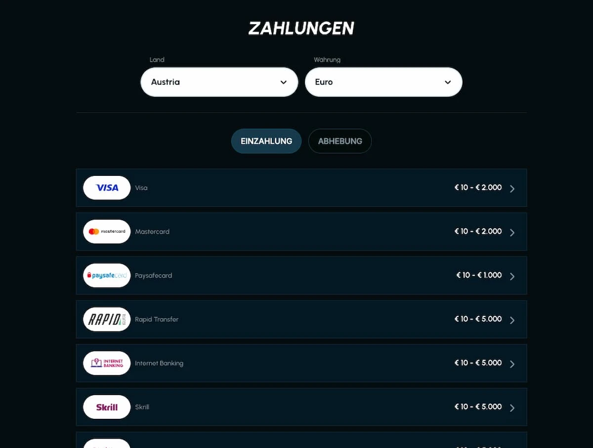 Slotexo Casino Auszahlung