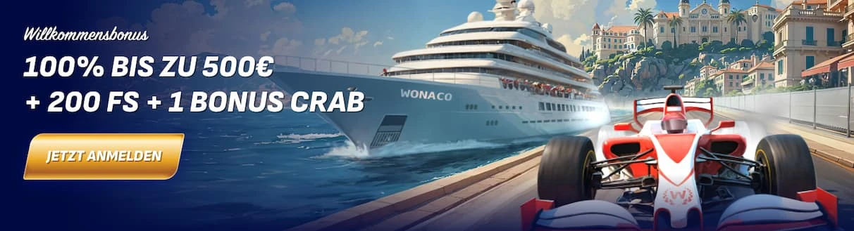 Wonaco Casino Willkommensbonus Österreich
