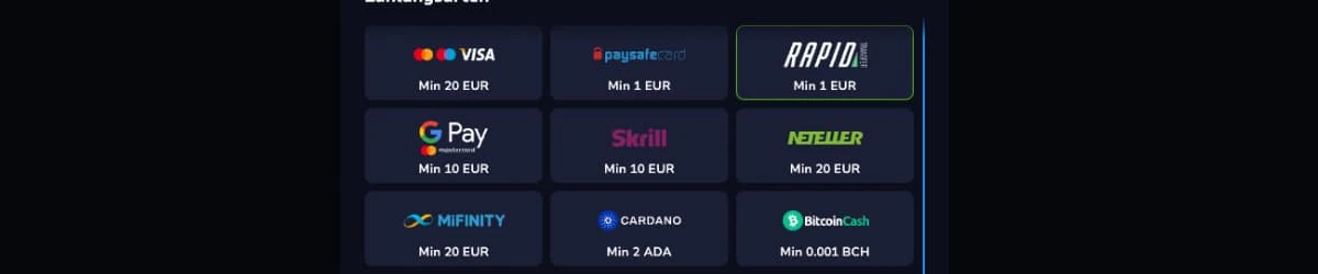casino mit 1 euro einzahlung in österreich